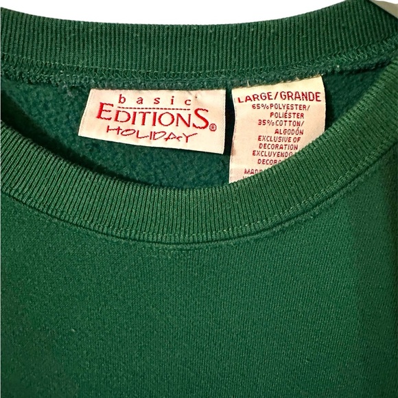 Vintage Basic Editions Holiday
Christmas Sweater Women Large Green
Pullover - Picture 3 of 4
